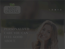 Tablet Screenshot of mintdentalnj.com